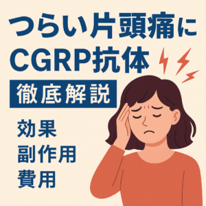 つらい片頭痛にCGRP抗体関連薬