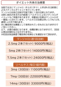 当院のメディカルダイエット（Myクリニック本多内科医院）