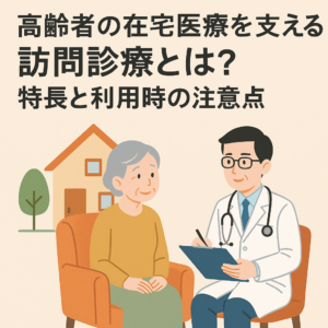 高齢者の在宅医療を支える訪問診療とは？特長と利用時の注意点