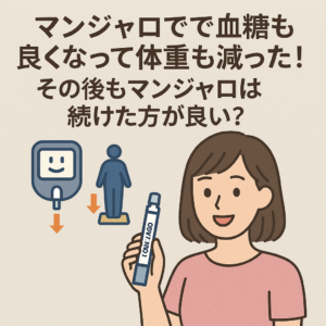 マンジャロで血糖も良くなって体重も減った！ その後もマンジャロは続けた方が良い？
