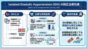 孤立性拡張期高血圧に関する研究のイメージ