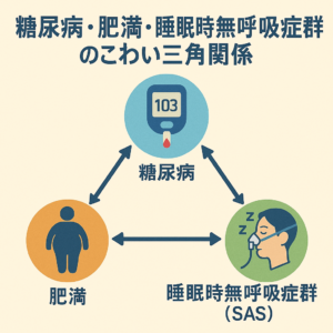 糖尿病・肥満・睡眠時無呼吸症候群の関係